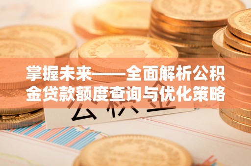 长葛掌握未来——全面解析公积金贷款额度查询与优化策略