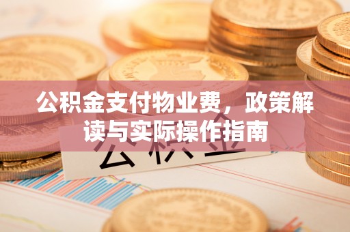长葛公积金支付物业费，政策解读与实际操作指南