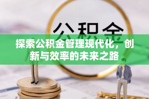 长葛探索公积金管理现代化，创新与效率的未来之路