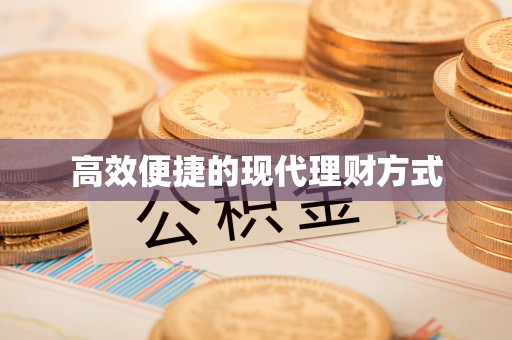 长葛高效便捷的现代理财方式