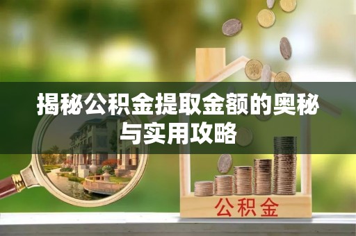 长葛揭秘公积金提取金额的奥秘与实用攻略