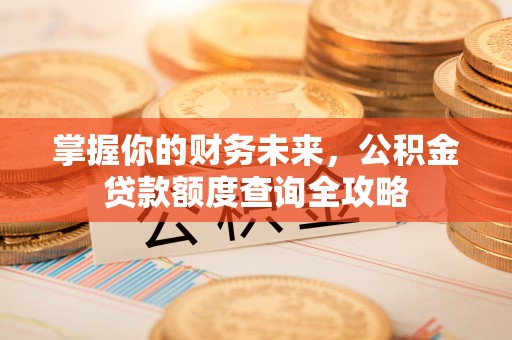 长葛掌握你的财务未来，公积金贷款额度查询全攻略