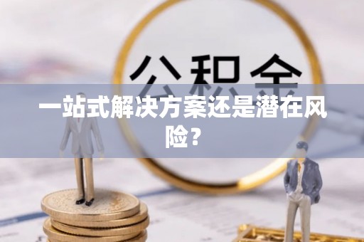 长葛一站式解决方案还是潜在风险？